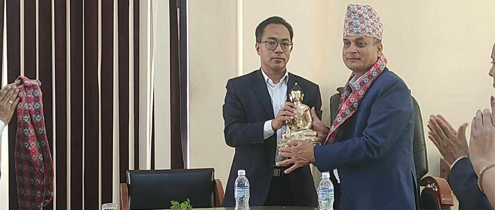 Slider Image: Farewell Program on Dated 2080.1.28 Joint Secretary Bishnu Raj Dhakal